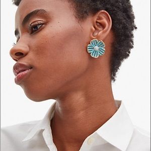 NWT Kate Spade Glistening Petals Flower Statement Studs